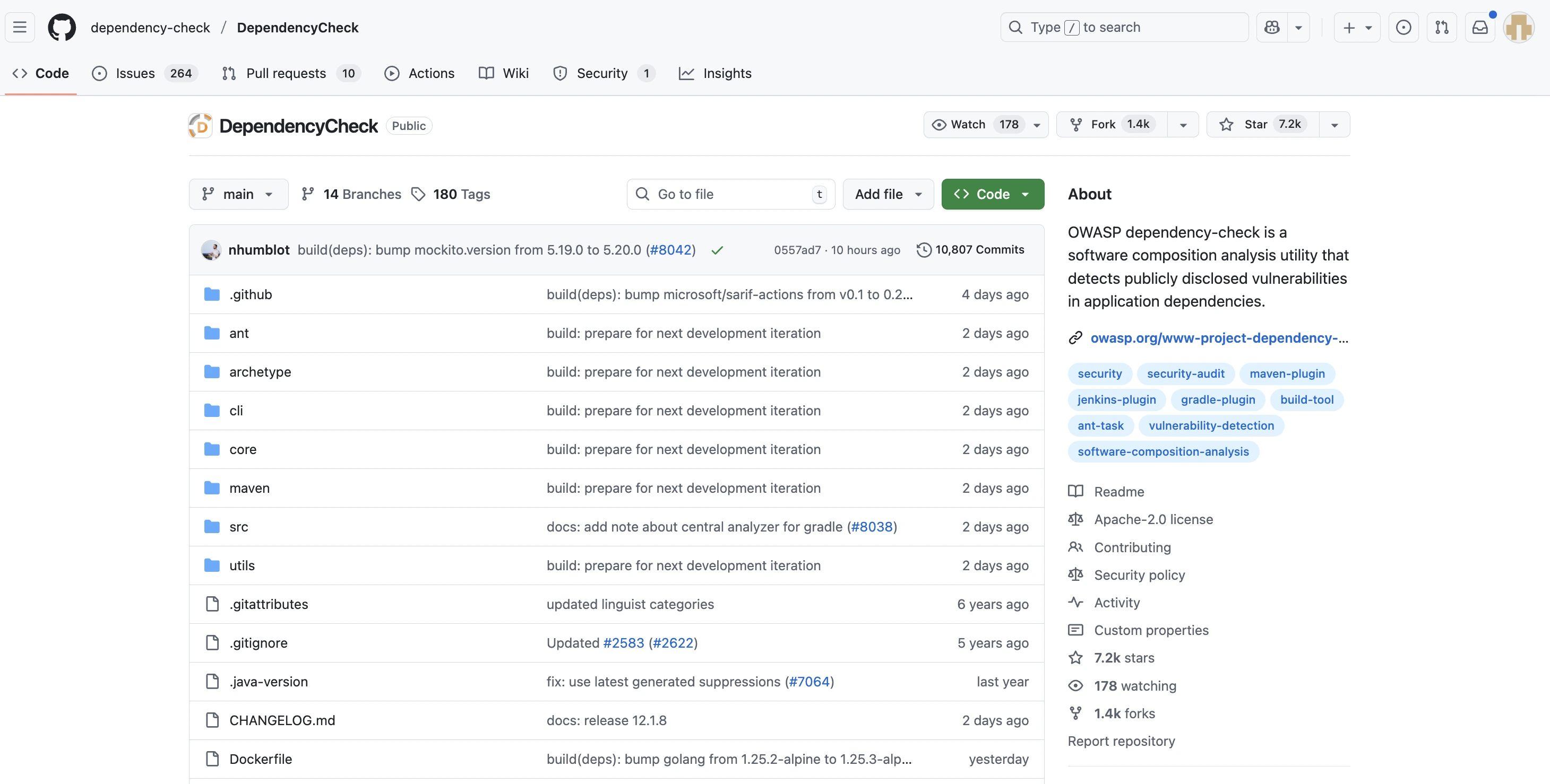 owasp dependency-check sca tool